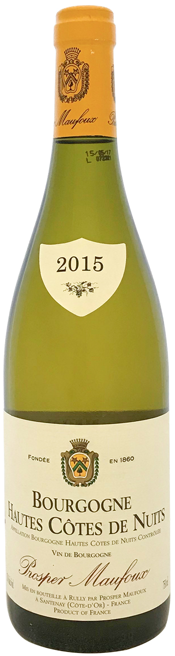 Prosper Maufoux Bourgogne Hautes Cotes De Nuits 2015 wine bottle