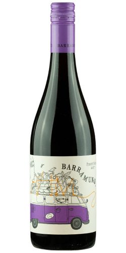 Barramundi, Pinot Noir wine bottle