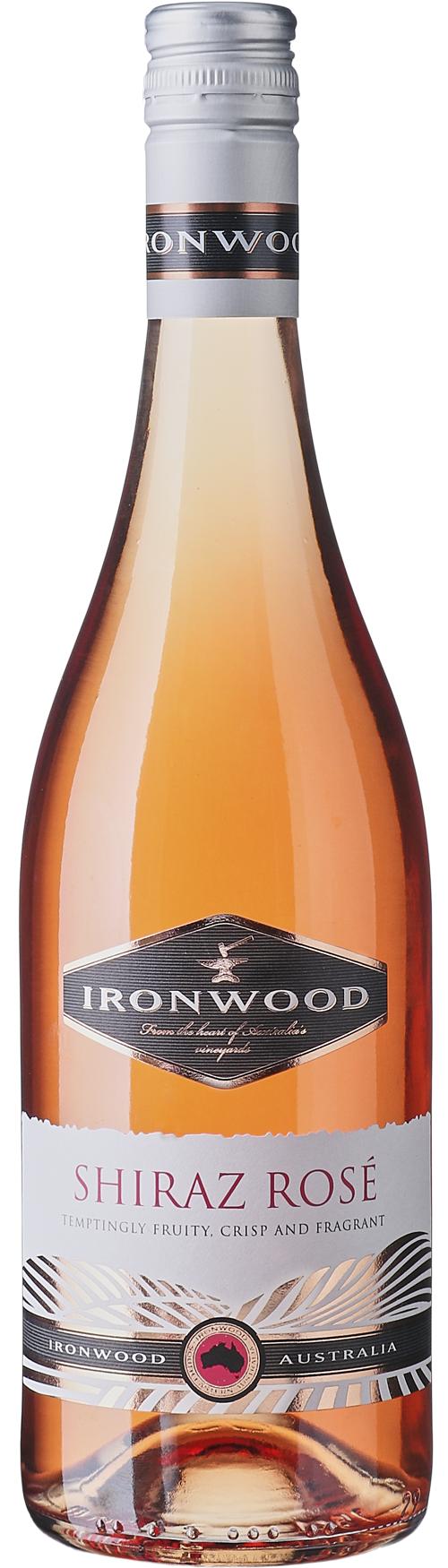 Ironwood Shiraz Rosé wine bottle