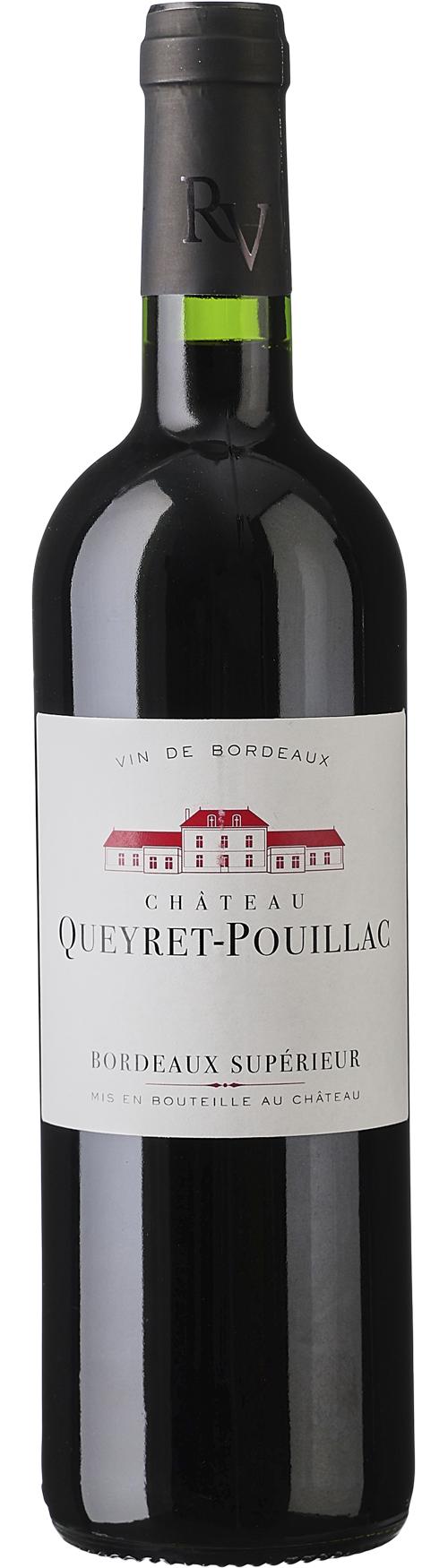 Château Queyret-Pouillac Bordeaux Supérieur Rouge wine bottle