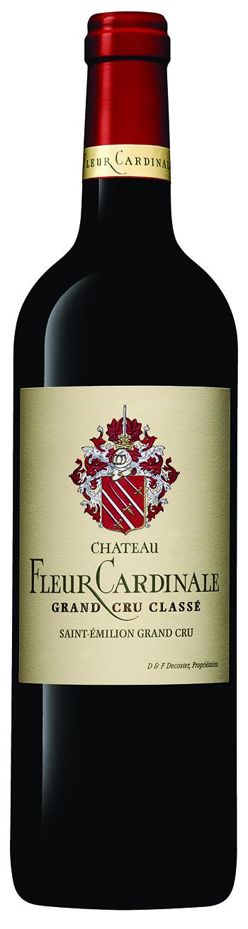 Château Fleur Cardinale Saint-Émilion Grand Cru Classé 2021 i trækasse wine bottle