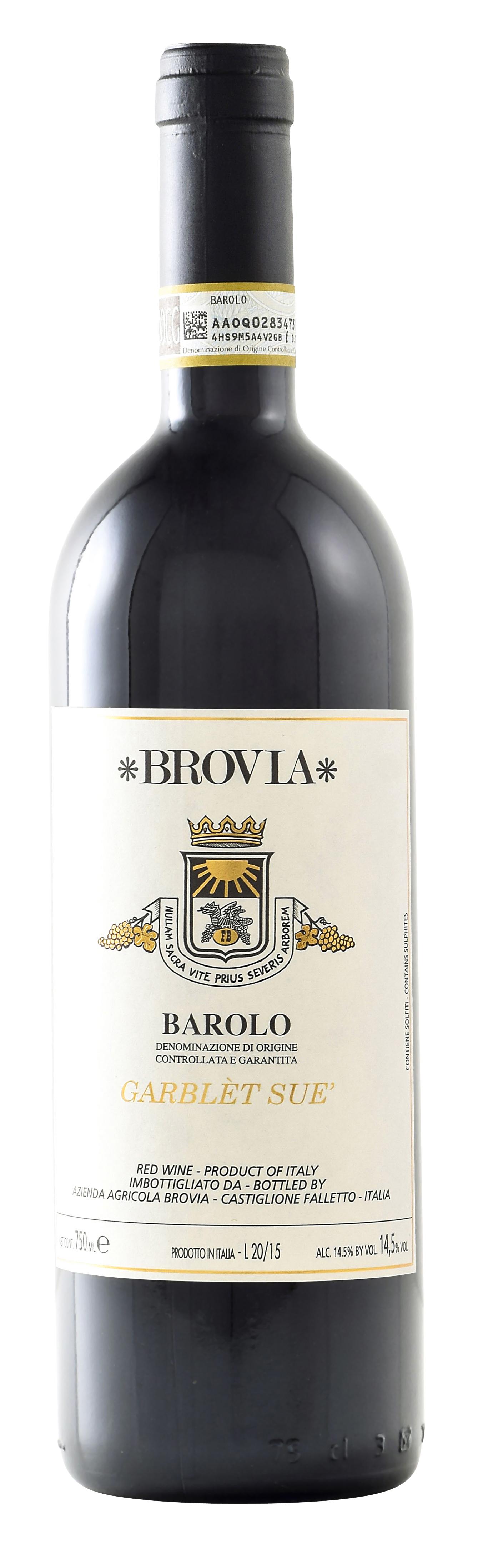 Barolo - Garblèt Sué 2020 wine bottle