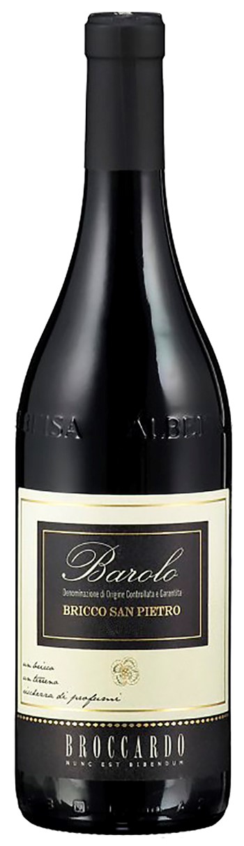 Broccardo Barolo Bricco San Pietro 2016 i trækasse wine bottle