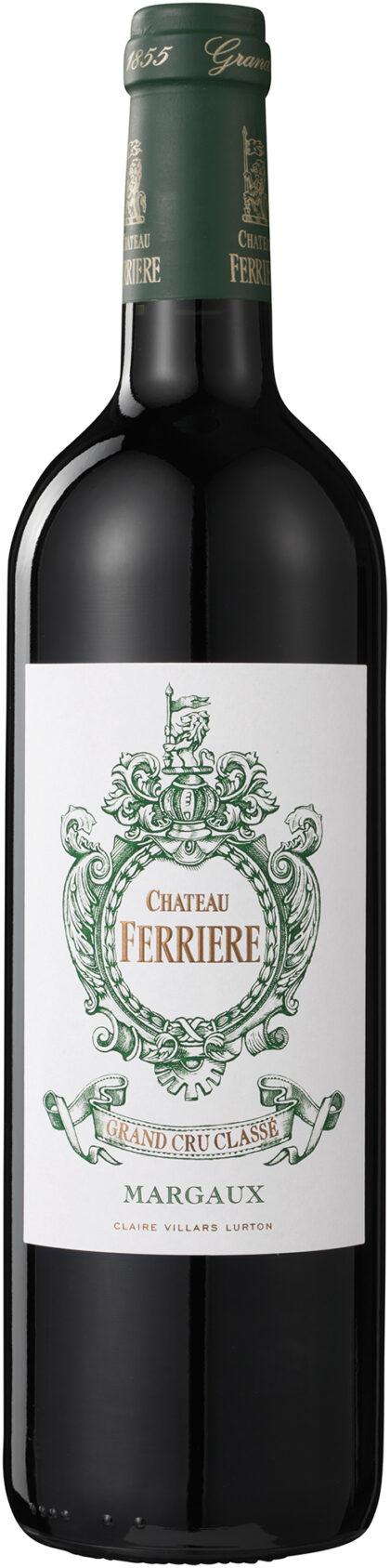 Château Ferriere Margaux AOC 3. Grand Cru Classe wine bottle