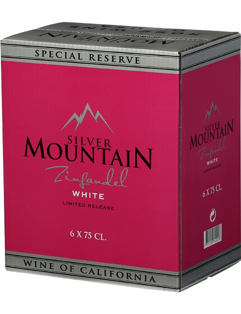Silver Mountain White Zinfandel Rosé wine bottle