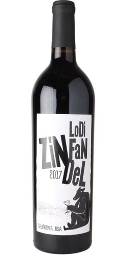 Buttler the bear Zinfandel wine bottle