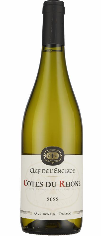 2022 Côtes-du-Rhône Blanc Les Clefs de l’Enclave wine bottle