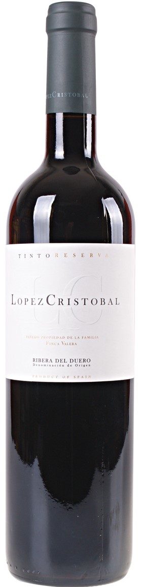 Lopez Cristobal Ribera del Duero Reserva 2015 wine bottle