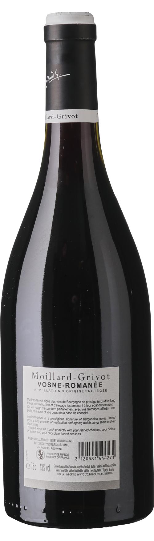 Moillard-Grivot Vosne-Romanée wine bottle