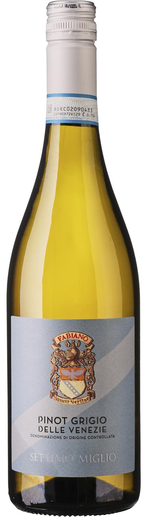 Fabiano Settimo Miglio DOC Pinot Grigio wine bottle
