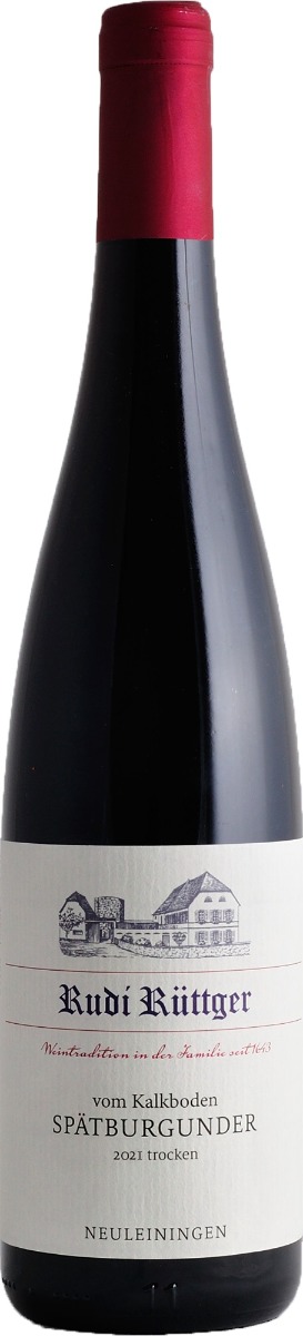 Rudi Rüttger Spätburgunder Vom Kalkboden 2021 wine bottle
