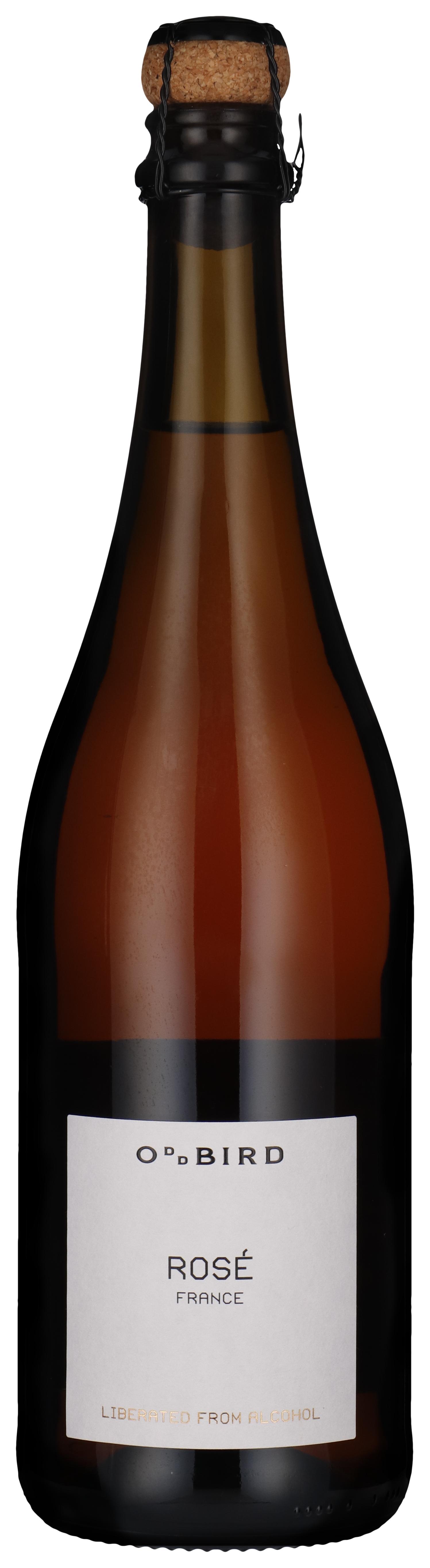 Sparkling - Rosé - Liberated from alcohol wine bottle