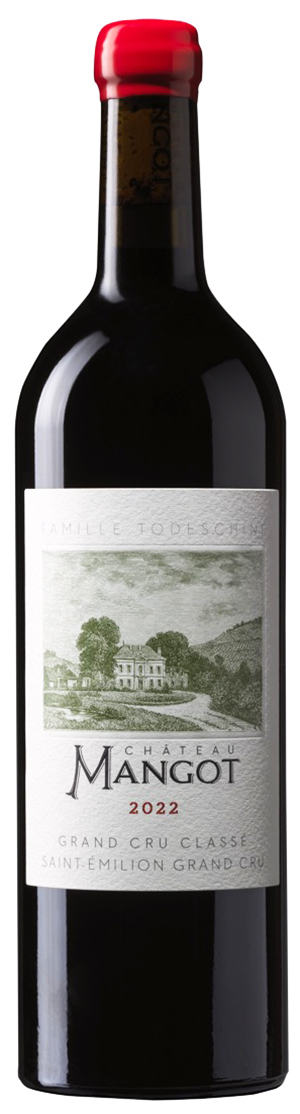 Chateau Mangot Saint-Emilion Grand Cru Classe 2022 ØKO wine bottle