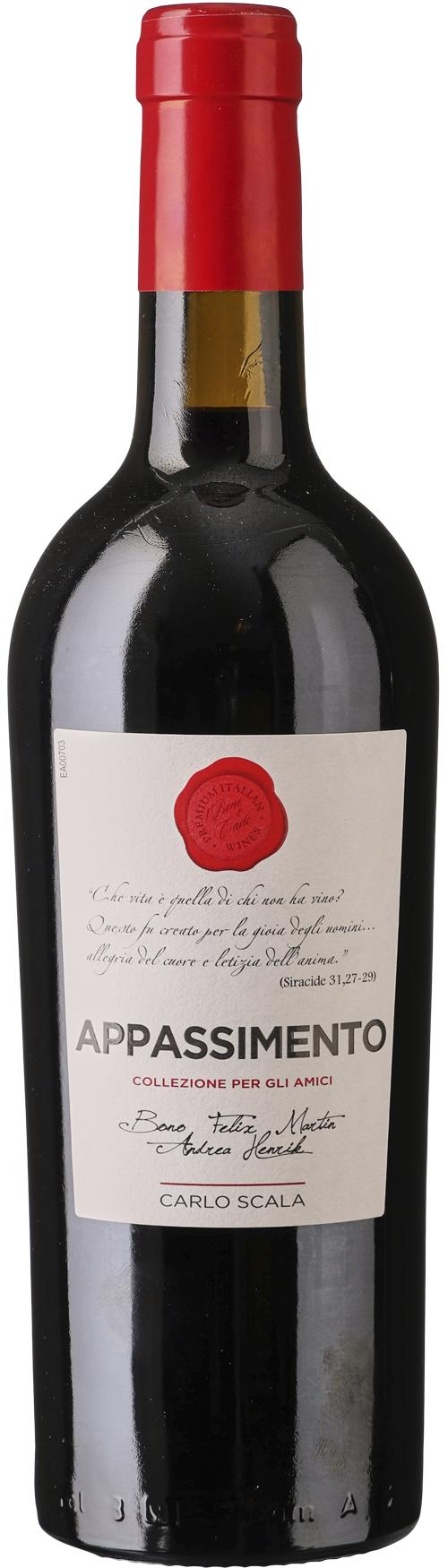 Carlo Scala Appassimento IGT Salento Negroamaro Passito wine bottle