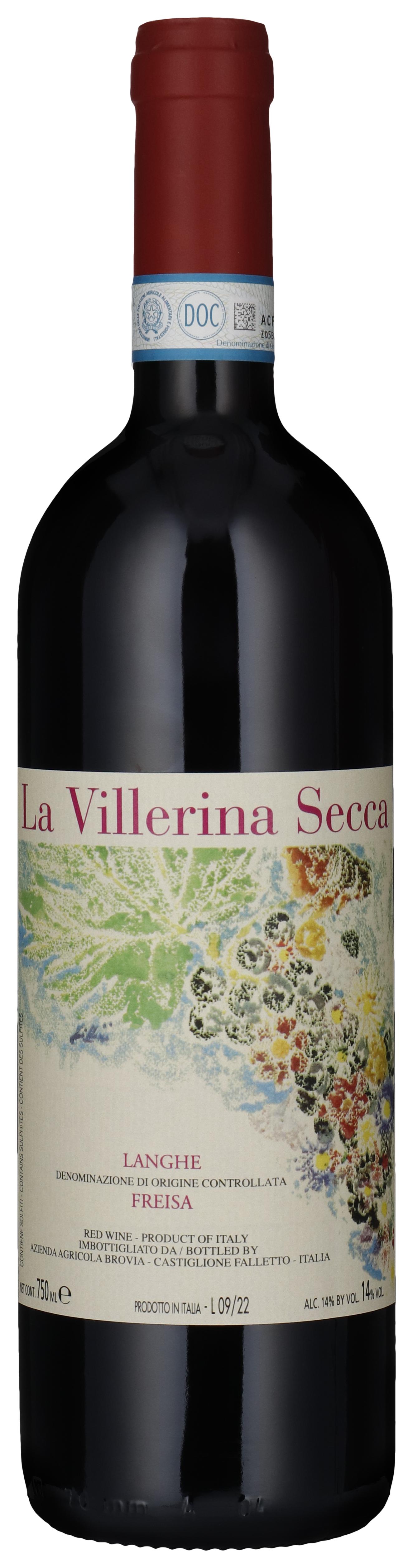 Langhe FreisaLa Villerina Secca 2021 wine bottle