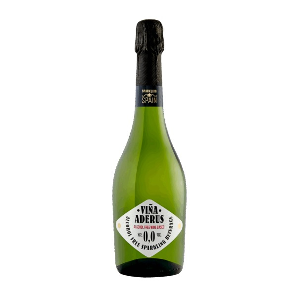 Viña Aderus Sparkling Alcohol Free wine bottle