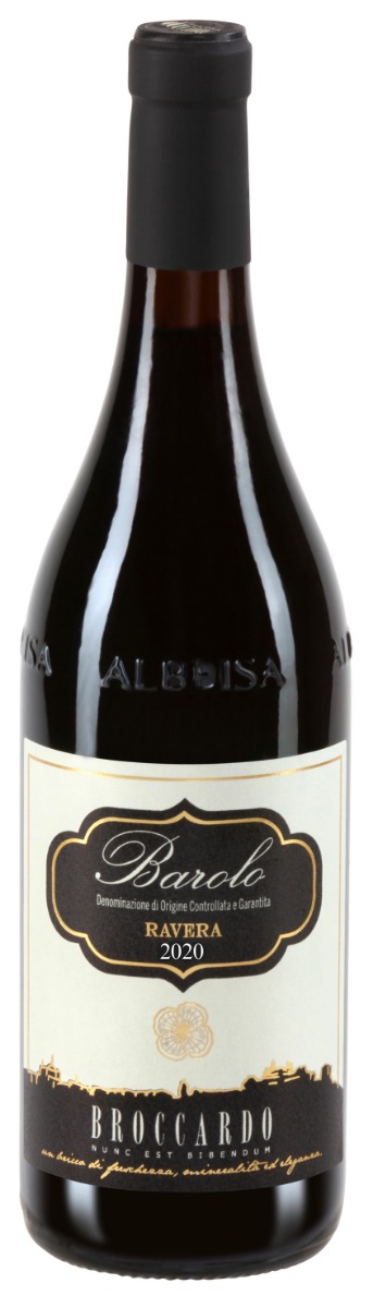 Broccardo Barolo Ravera 2020 wine bottle