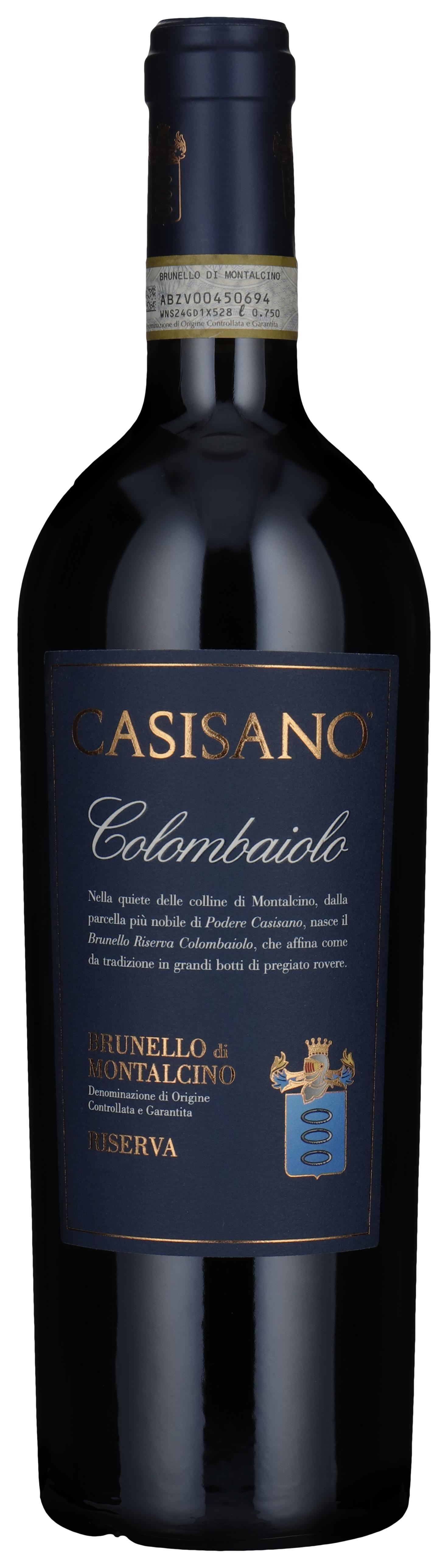 Casisano Brunello di Montalcino Riserva   Colombaiolo 2016 wine bottle
