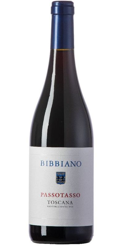 Bibbiano, Passotasso Rosso Toscana IGT 2024 Øko wine bottle