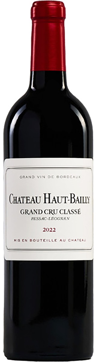 Chateau Haut-Bailly Pessac-Leognan Cru Classe 2022 i trækasse wine bottle