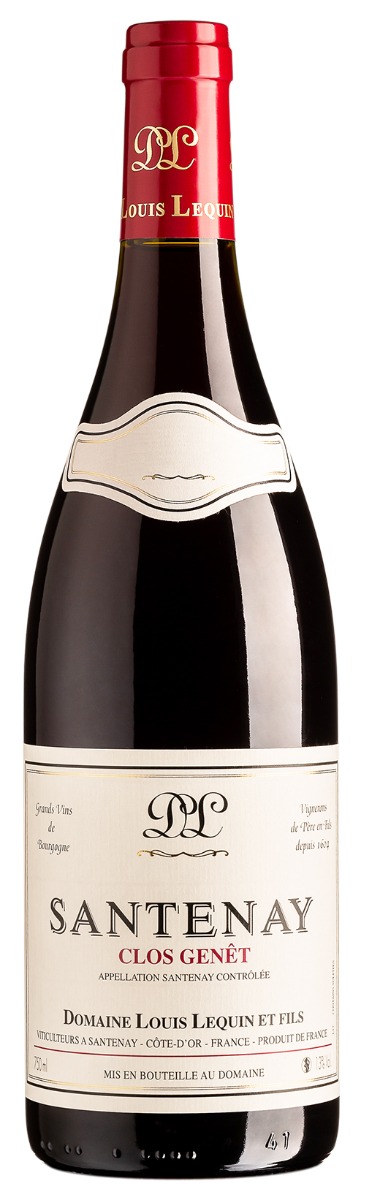 Domaine Louis Lequin Santenay Clos Genet 2019 wine bottle