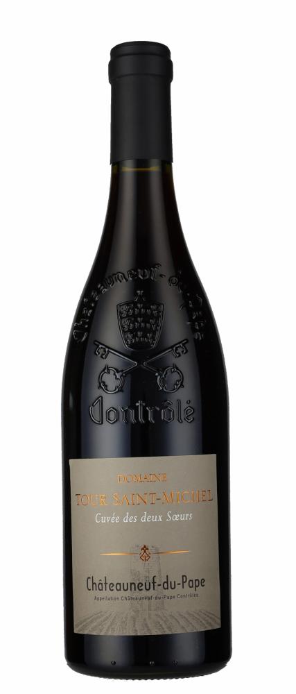 2020 Châteauneuf-du-Pape Cuvée Deux Soeurs Tour Saint Michel wine bottle