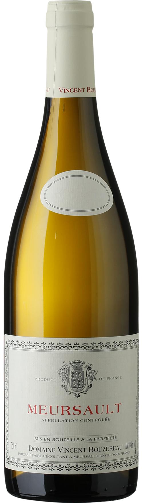 Domaine Vincent Bouzereau Meursault wine bottle