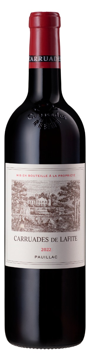 Carruades de Lafite, Lafite-Rothschild Pauillac 2022 i trækasse wine bottle