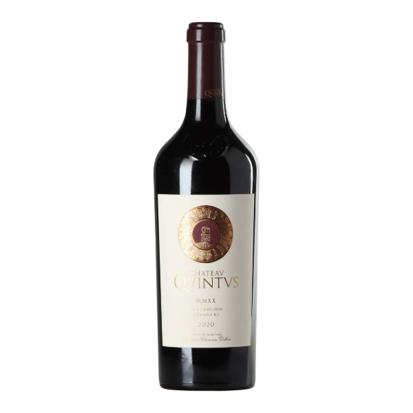 Cháteau Quintus wine bottle