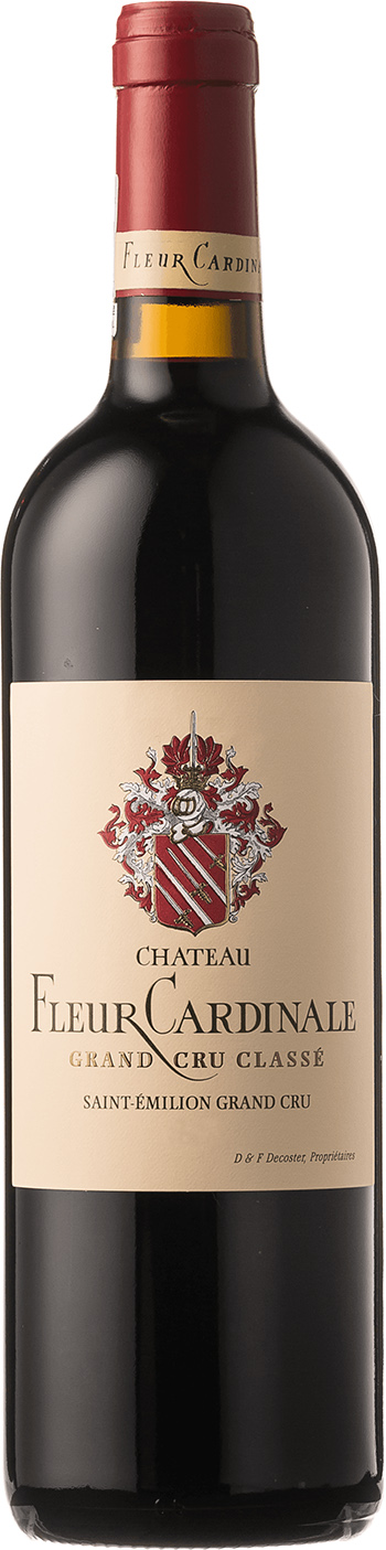 Chateau Fleur Cardinale Saint-Émilion Grand Cru Classé 2016 i trækasse wine bottle