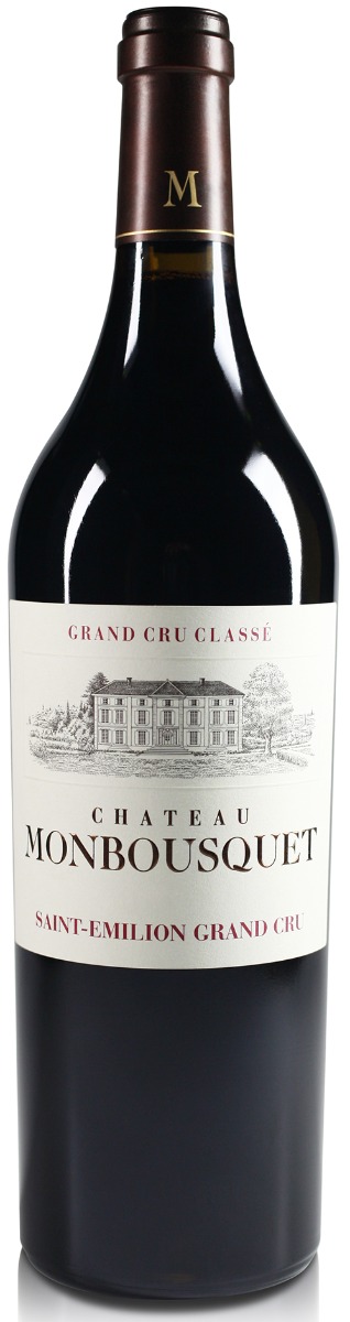 Château Monbousquet Saint-Émilion Grand Cru Classé 2020 i trækasse wine bottle