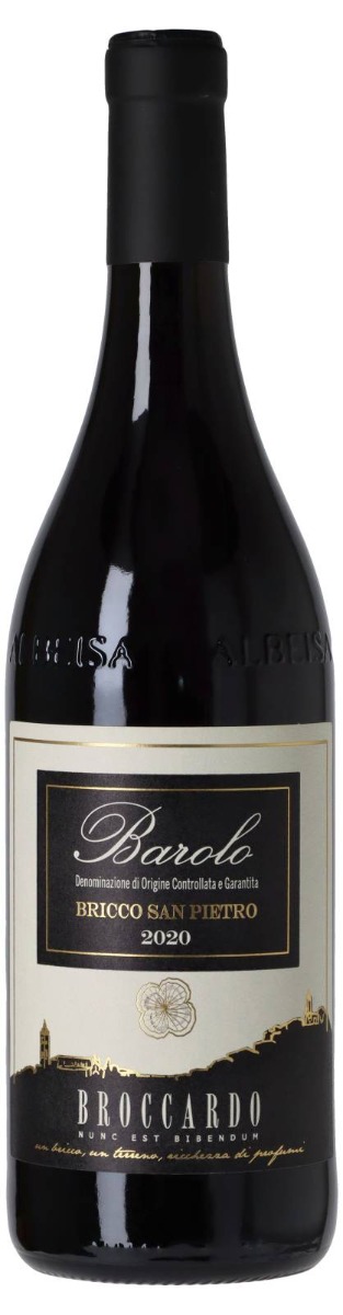 Broccardo Barolo Bricco San Pietro 2020 wine bottle