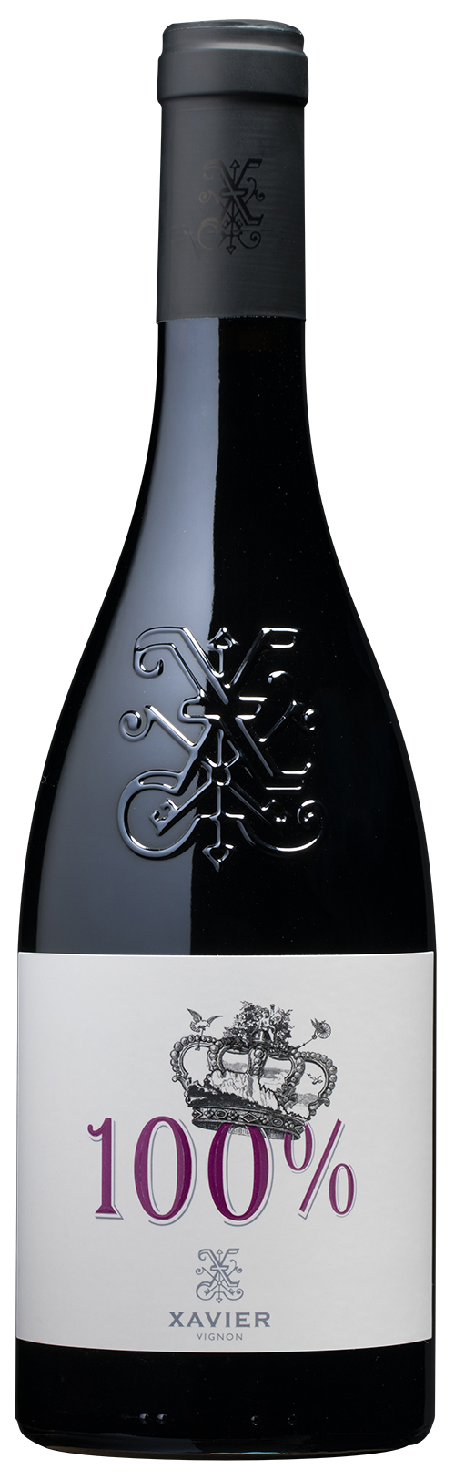 Xavier Cotes du Rhone 100% 2019 wine bottle