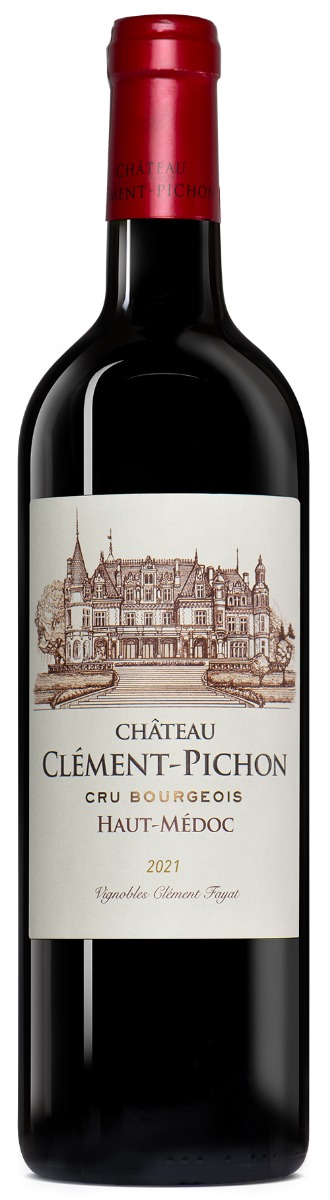 Château Clément-Pichon Haut-Médoc Cru Bourgeois Superieur 2021 i trækasse wine bottle
