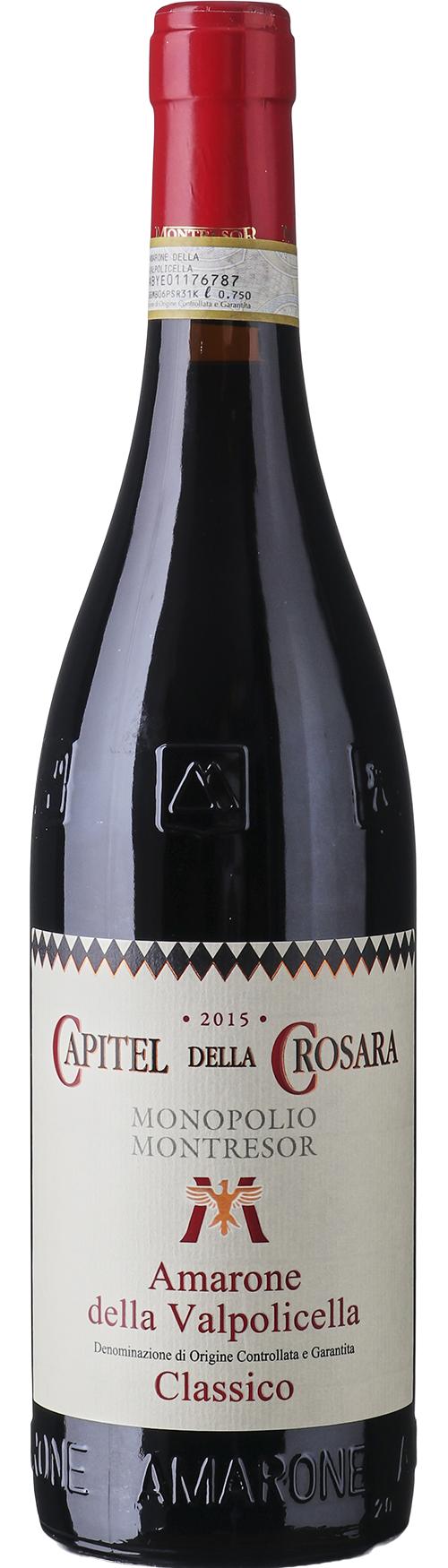 Cantine Montresor Capitel della Crosara Amarone della Valpolicella DOCG Classico wine bottle