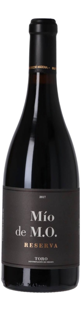 Mio de M.O. Reserva Toro 2017 i trækasse wine bottle