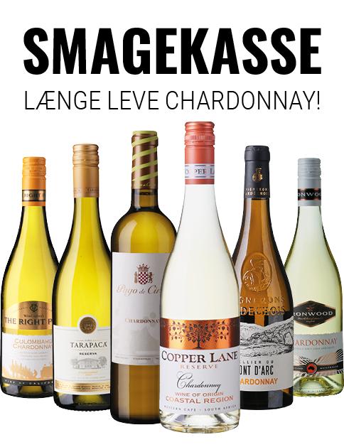Længe Leve Chardonnay! smagekasse wine bottle