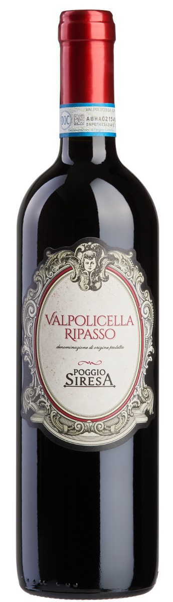 Poggio Siresa Valpolicella Ripasso 2019 wine bottle