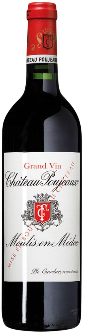 Château Poujeaux 2021 wine bottle