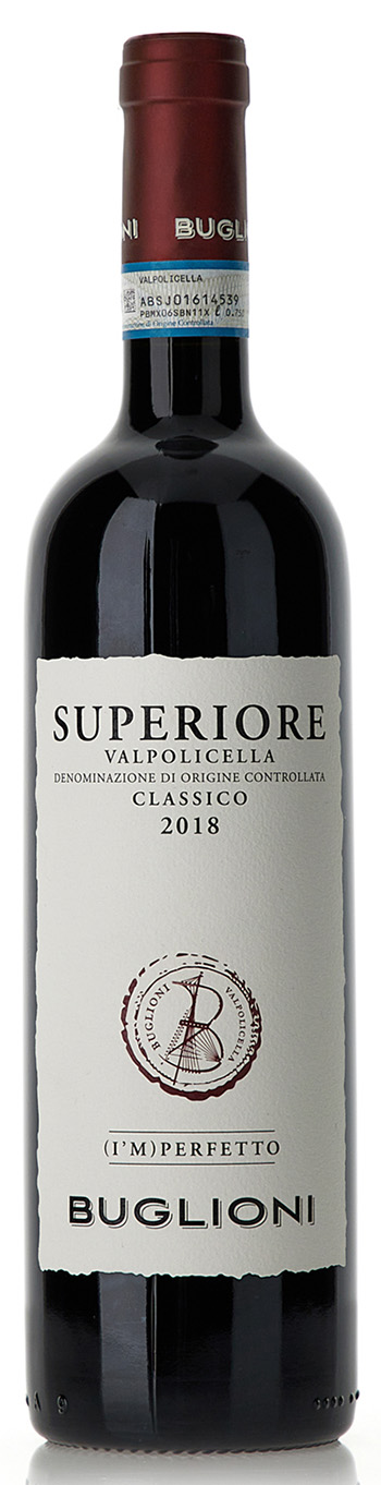 Buglioni Valpolicella Classico Superiore “L’Imperfetto” 2018 wine bottle