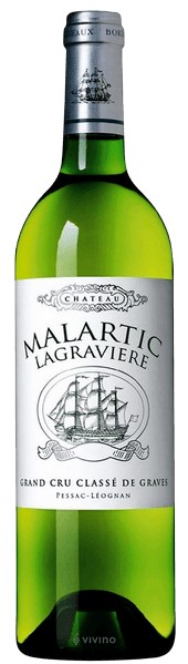 Château Malartic Lagravière Pessac-Leognan Cru Classé Blanc 2019 i trækasse wine bottle