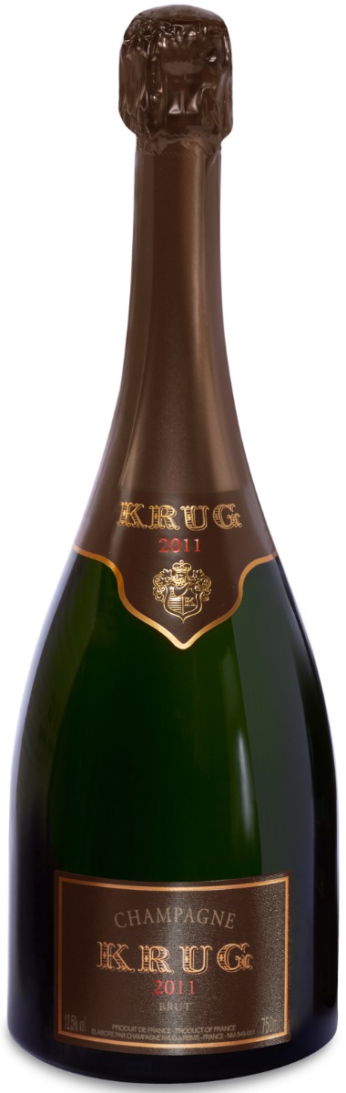 Krug Champagne Vintage 2011 wine bottle