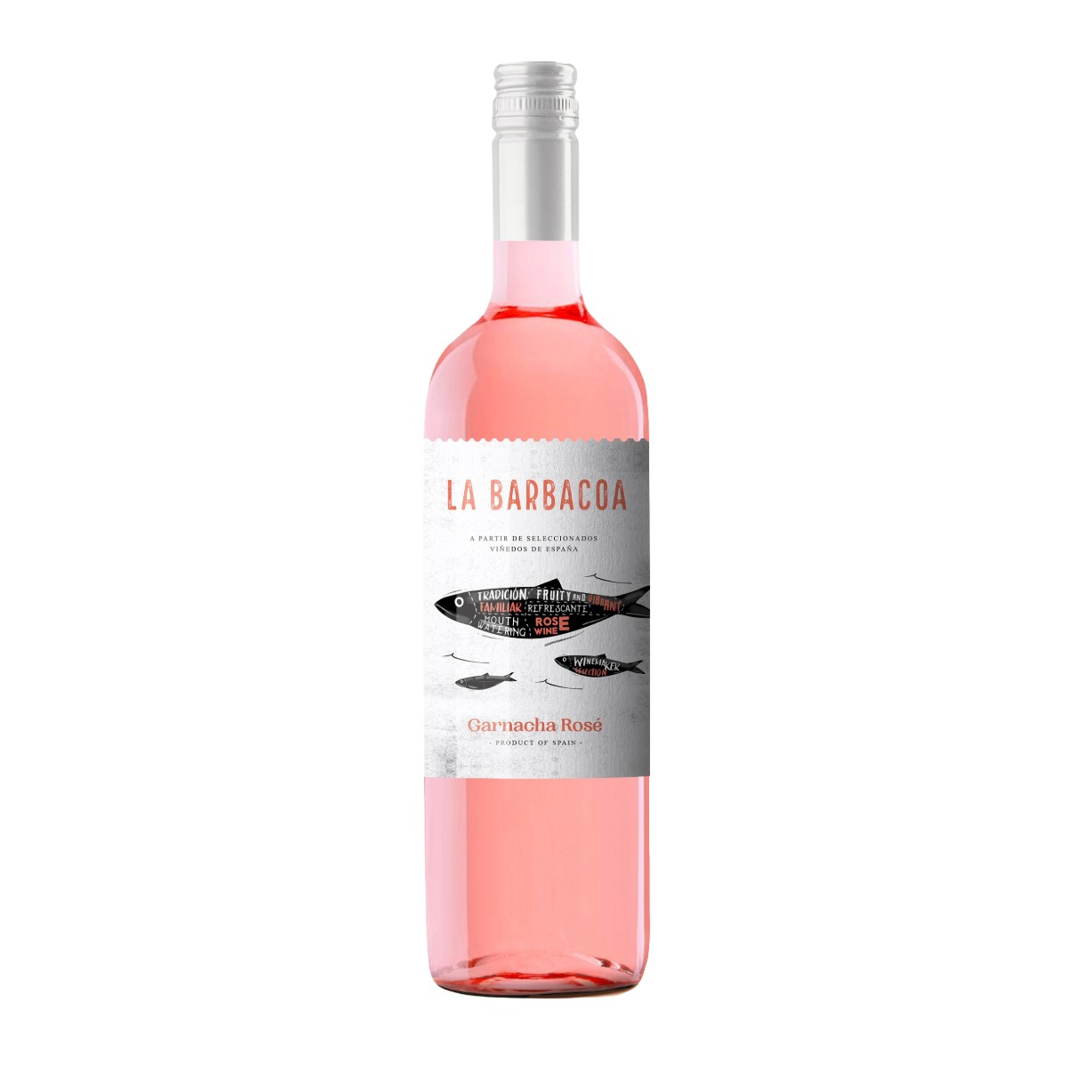 La Barbacoa Garnacha Rosé wine bottle