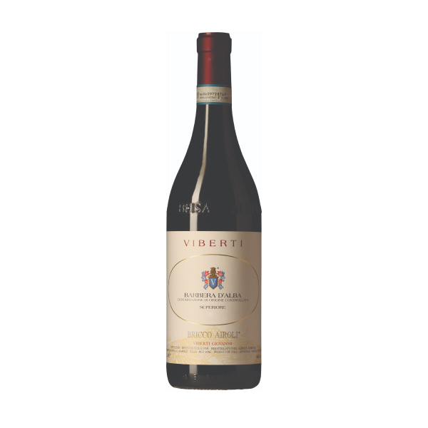 Viberti Bricco Airoli Barbera d'Alba D.O.C. Superiore wine bottle