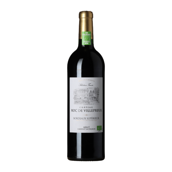Château Roc de Villepreux Bordeaux Supérieur wine bottle