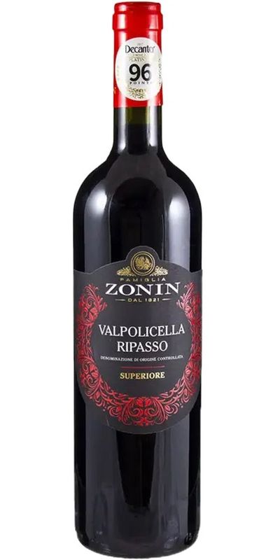 Zonin, Valpolicella Ripasso DOC Superiore 2021 wine bottle