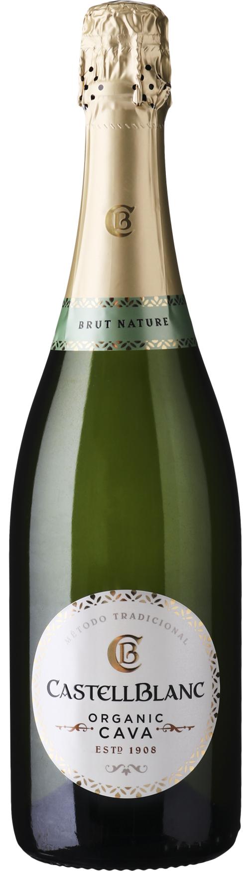 Castellblanc Cava Organic Brut Nature wine bottle