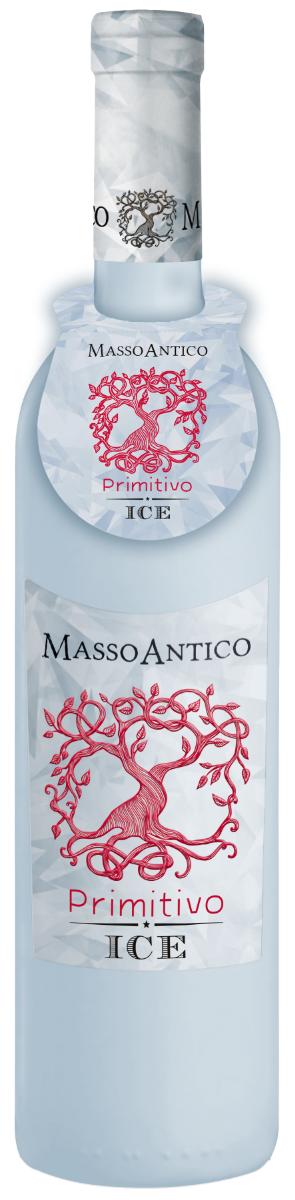 Masso Antico Primitivo ICE Salento IGT 2023 wine bottle