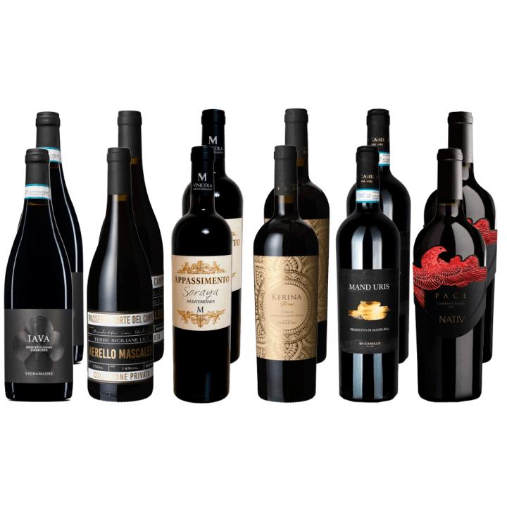 Half Price Italians wine bottle