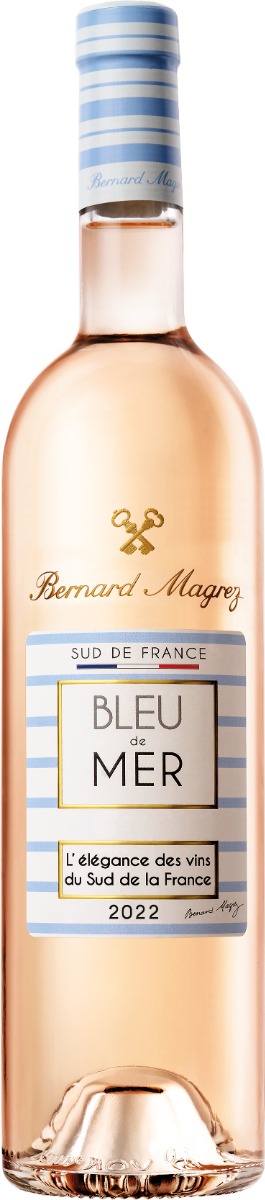 Bernard Magrez Bleu de Mer Rosé 2022 wine bottle
